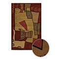 Handmade Contemporary Lucine Rug (8' Round)