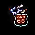 Get Your Kicks On Route 66 Neon Sign