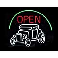 Hot Rod Open Neon Sign
