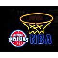 NBA Detroit Pistons Neon Sign