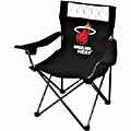 Black Miami Heat Folding Chair