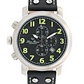 Lucien Piccard 'Blade' Men's Chrono Black Watch