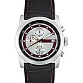Giordano Men's Chronograph Black Leather Watch