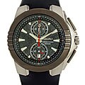 Seiko Men's Chronograph Black Strap Watch