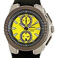 Seiko Men's Chrono Yellow Dial Watch