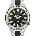 Immersion Men's Diving Wave Rubber Strap Watch