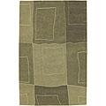 Hand-tufted Mandya Collection Wool Rug (2'6 x 8')