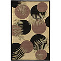 Hand-tufted Current Collection Wool Rug (9' x 13')