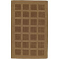 Handcrafted Cube Collection Wool Rug (2'6 x 8')