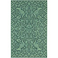 Hand-tufted Vibrant Collection Wool Rug (3' Round)