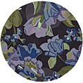 Hand-tufted Valencia Collection Wool Rug (6' Round)