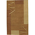 Hand-tufted Rhythm Collection Wool Rug (7'9 Round)