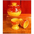 French Hand-painted Breakfast 3-piece Set