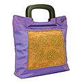 Mad Bags Violet Dreams Embroidered Tote Bag