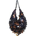 Mad Bags Esspresso Hoops Hobo Handbag