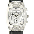 Lucien Piccard 'Crown' Unisex Diamond Chrono Watch