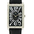 Lucien Piccard 'Black Magic' Diamond Watch