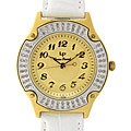 Lucien Piccard 'Renaissance' Goldtone Diamond Watch