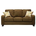 Fendor Modern Dark Moss Microfiber Twill Sofa