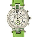 Lucien Piccard 'Le Mer' Diamond Tsavorite Watch