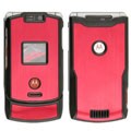Motorola RAZR V3xx Metal Clip-On Magenta Case