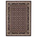 Elegance Herati Burgundy Wool Rug (5'3 x 7'7)