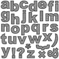 Let's Polka Alphabet Clear Stamp Set