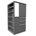 Marvel Steel Storage Shelf Tower