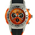 Nexus Men's Chronograph Orange Dial Watch