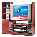 Space Saver Mahogany Entertainment Center