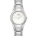 Seiko Women's Steel White Dial Watch