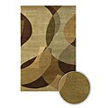 Contemporary Hand-knotted Aura Wool Rug (8' x 11')
