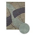 Hand-knotted Aurora Wool Rug (8' x 11')