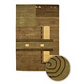 Hand-knotted Contemporary Aura Wool Rug (8' x 11')