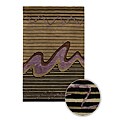Hand-knotted Contemporary Aura Wool Rug (8' x 11')