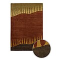 Hand-knotted Contemporary Aura Wool Rug (8' x 11')