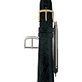 Navy Crocodile Leather 20 mm Watch Strap Kit