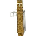 Mustard Select Crocodile 18mm Strap with Extra Buckle
