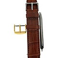 Brown 22 mm Alligator Watch Strap w/ Extra Buckle