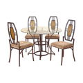 Alexis Round Five-piece Dinette Set