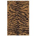 Hand-tufted Lion Wool Rug (5' x 8')