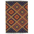 Hand-woven Southwest Wool Rug (5' x 8')