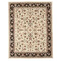 Traditional Hand-tufted Wool and Silk Rug (3'6 x 5'6)