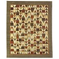 Contemporary Power-loomed Monroe Area Rug (7'10 x 11')