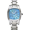 Jean Richard TV Screen Women's Blue Steel Auto Watch