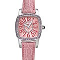 Jean Richard TV Screen Women's Pink Auto Watch