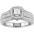 14k White Gold 1ct TDW Diamond Engagement Ring (GHI, SI2-I1)