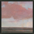 Kim Coulter 'Scarlet Sky II' Framed Canvas Art