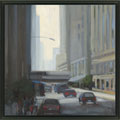 Kim Coulter 'Downtown I' Framed Canvas Art