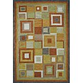 Hand-tufted Capel Red Wool Rug (5' x 7'6)